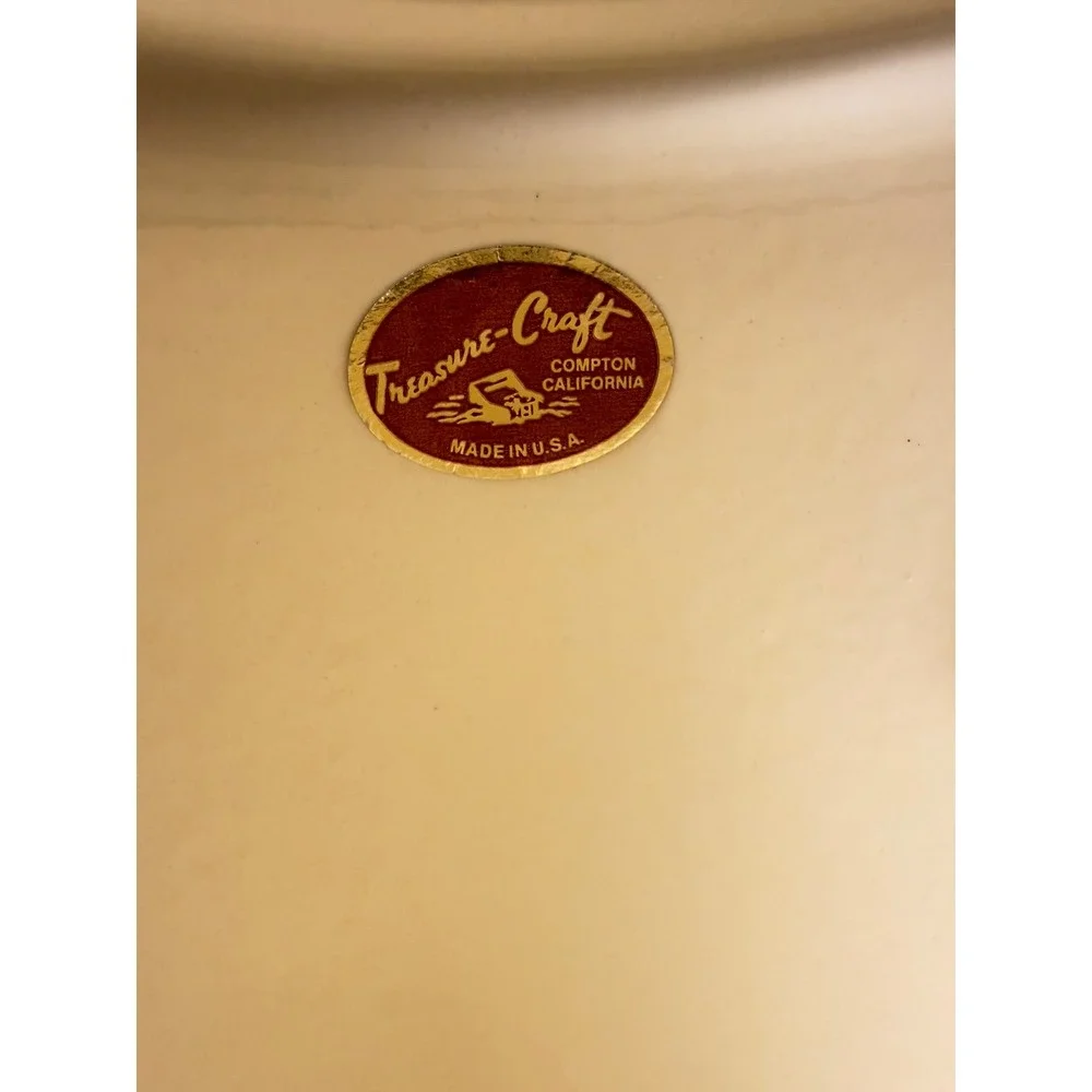 Vintage‎ Treasure Craft Chew Chew Train Ceramic Cookie Jar Canister Made in USA